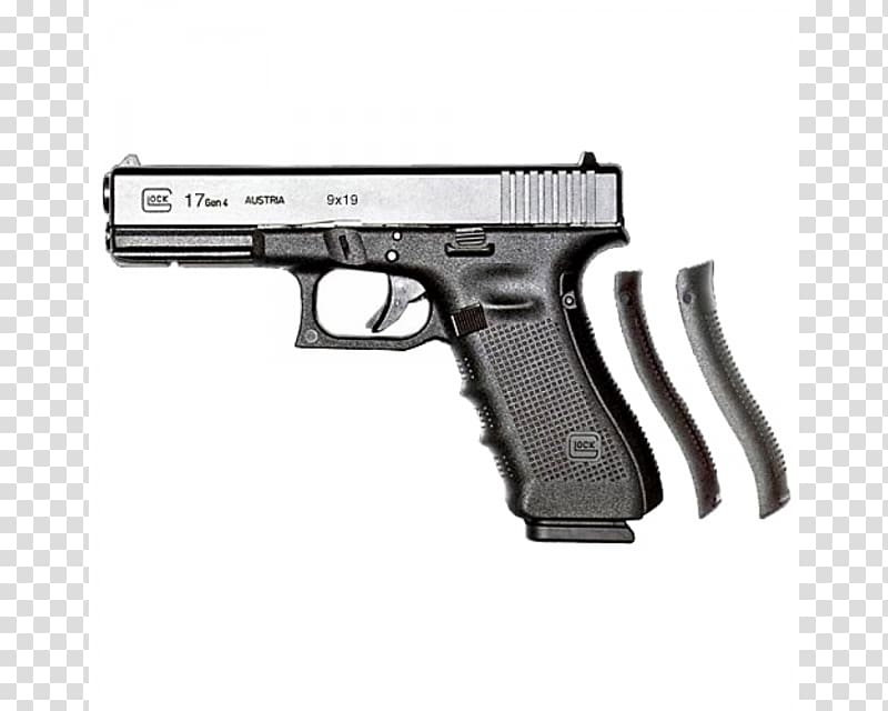 Semi-automatic firearm Guns & Ammo Ammunition Cartridge, glock 19 left handed pistols transparent background PNG clipart