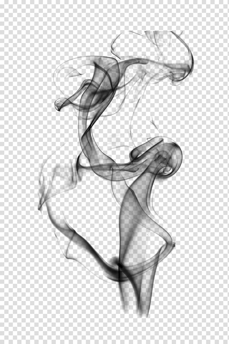 black fresh smoke effect element transparent background PNG clipart