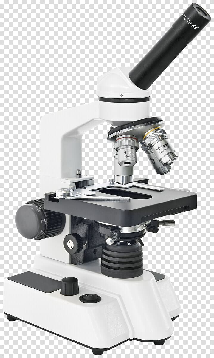 Optical microscope Optics Bresser CELESTRON LABS CM800 Cordless Monocular Microscope, microscope transparent background PNG clipart