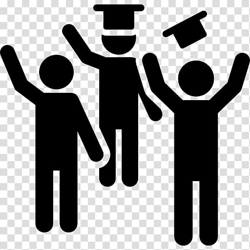 Graduation ceremony Computer Icons Party Square academic cap, party people transparent background PNG clipart
