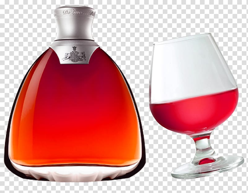 Cognac Brandy Wine Distilled beverage Eau de vie, Creative New Year red wine transparent background PNG clipart