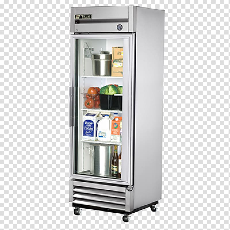 Refrigerator Sliding glass door Refrigeration Freezers, refrigerator transparent background PNG clipart