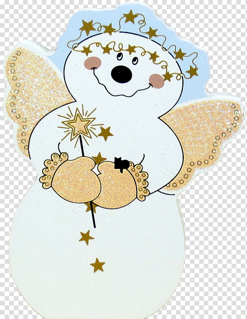 Snowman Snow angel Christmas ornament, snowman transparent background PNG clipart