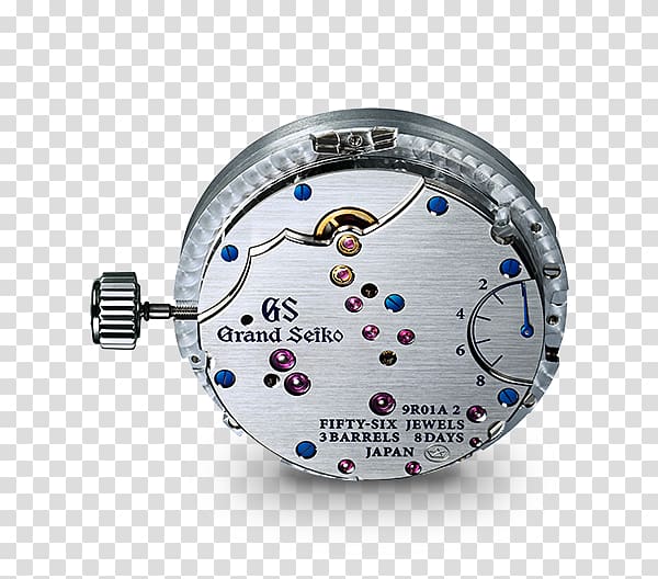 Spring Drive Grand Seiko Movement Watch, watch transparent background PNG clipart