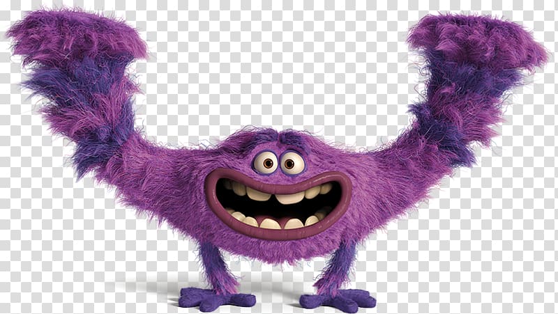 smiling purple monster character, James P. Sullivan Mike Wazowski Pixar Character, Monsters University Free transparent background PNG clipart