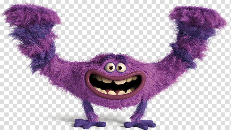 Free Download Smiling Purple Monster Character James P Sullivan 