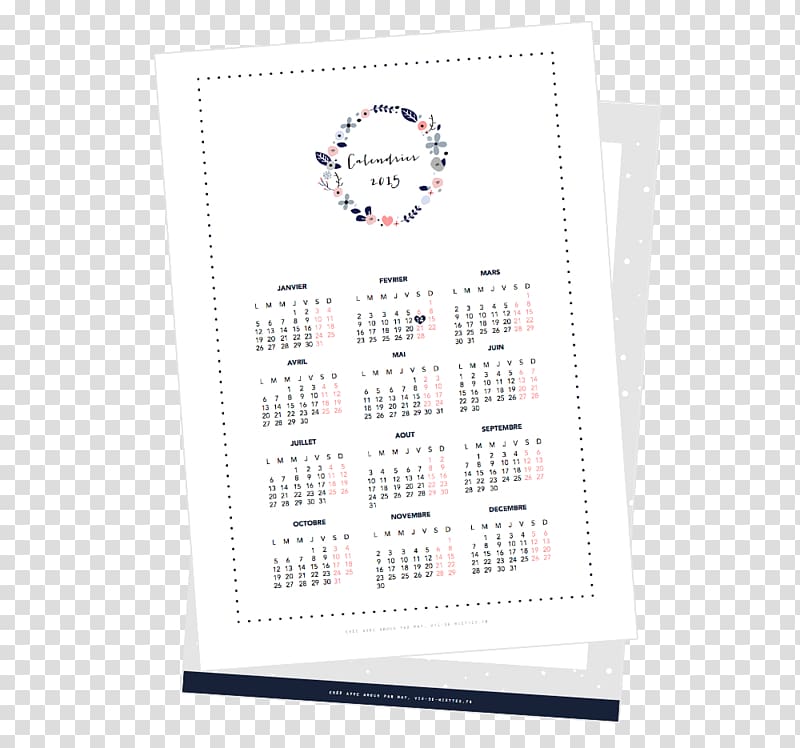 Calendar Font, CALENDRIER transparent background PNG clipart