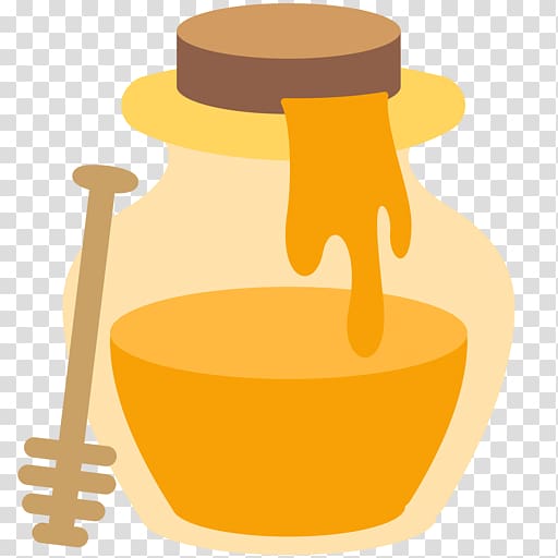 Emoji Honey Food , honey jar transparent background PNG clipart