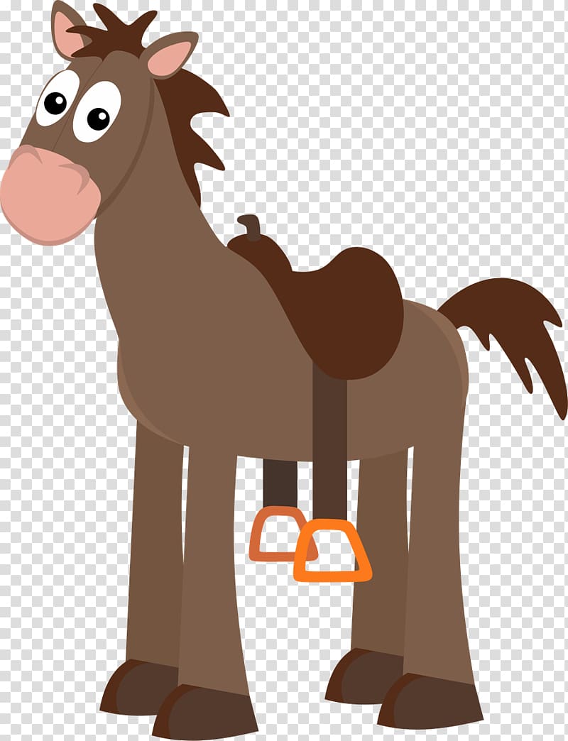 Sheriff Woody Bullseye Jessie Horse Toy Story, toy story cartoon transparent background PNG clipart