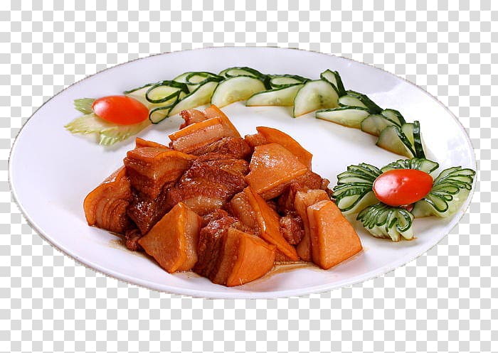 Vegetarian cuisine Hakka people Meat Guanyin, Hakka Triangle meat transparent background PNG clipart