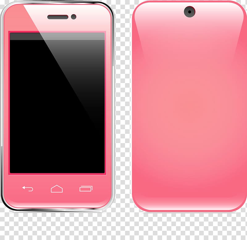 iPhone 7 iPhone 8 iPhone 5s Feature phone Smartphone, Pink Smartphone transparent background PNG clipart