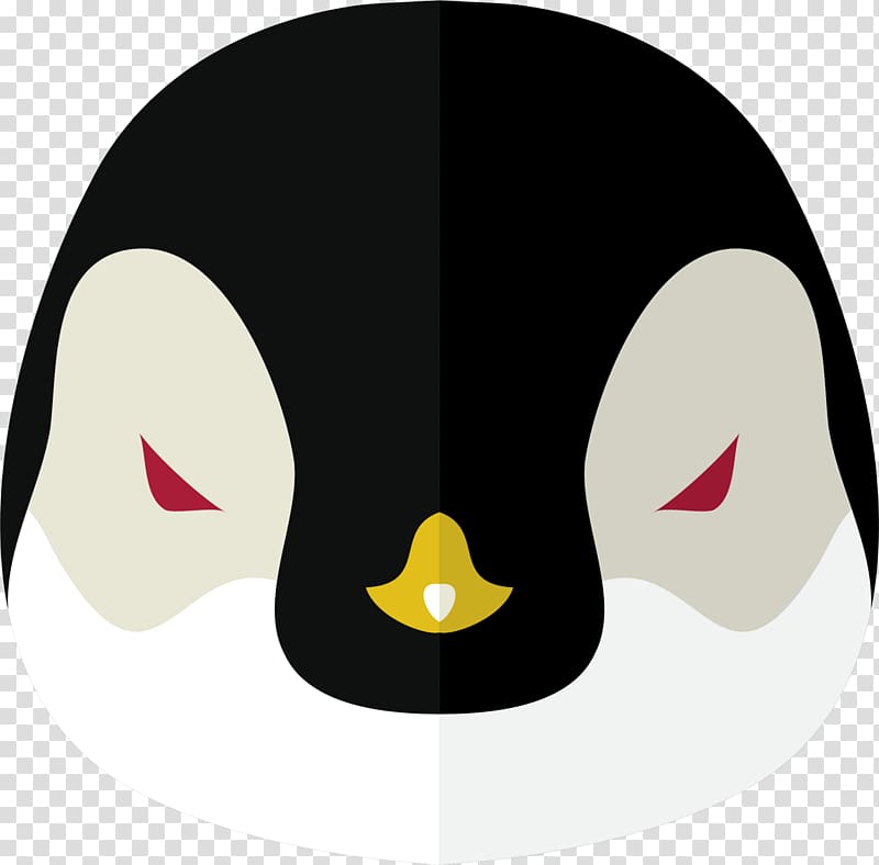Penguin Black and white , Black penguin transparent background PNG clipart