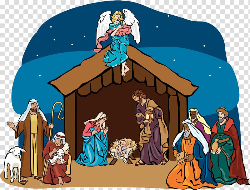 nativity set clip art