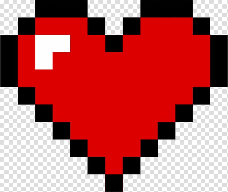 pixel heart transparent