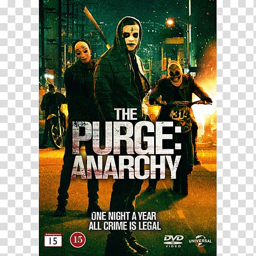 Blu-ray disc The Purge film series Desktop Horror High-definition television, horror transparent background PNG clipart