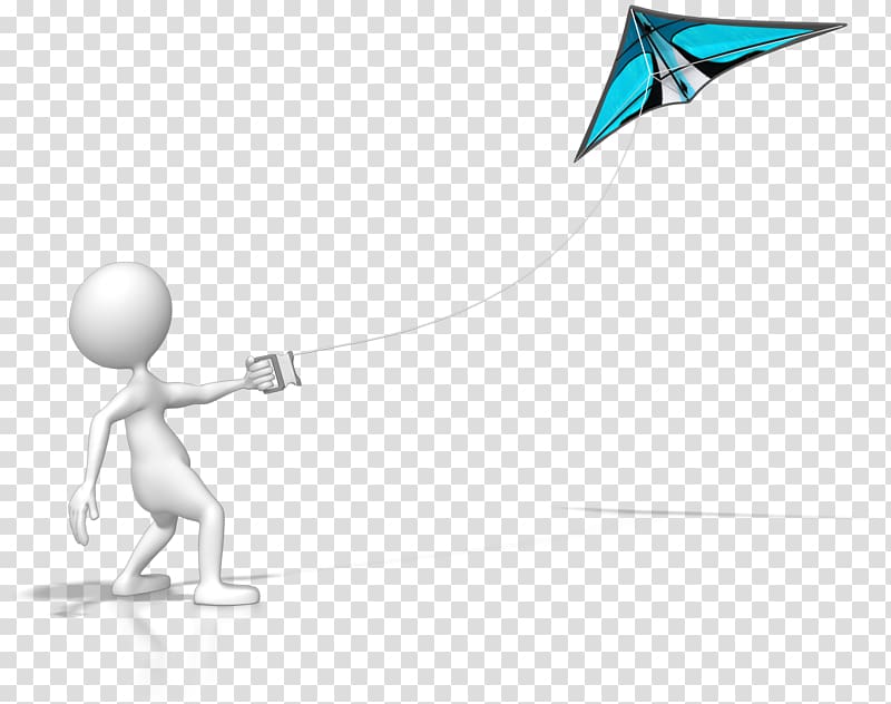 Kite Flight Animation Stick figure, fly a kite transparent background PNG clipart