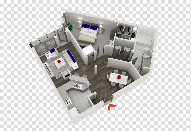 Studio apartment Manor house Real Estate, three rooms and two rooms transparent background PNG clipart