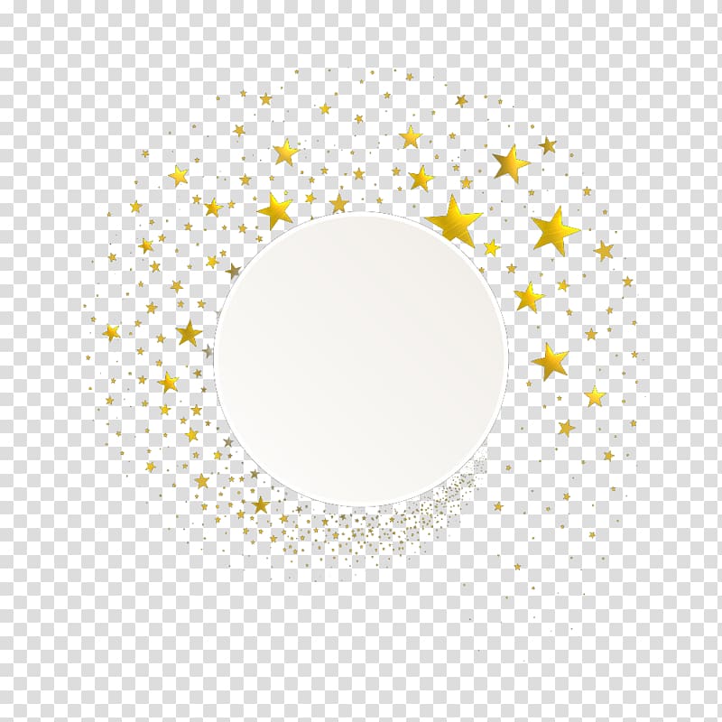 white circle surrounded by gold stars , , Gold stars transparent background PNG clipart