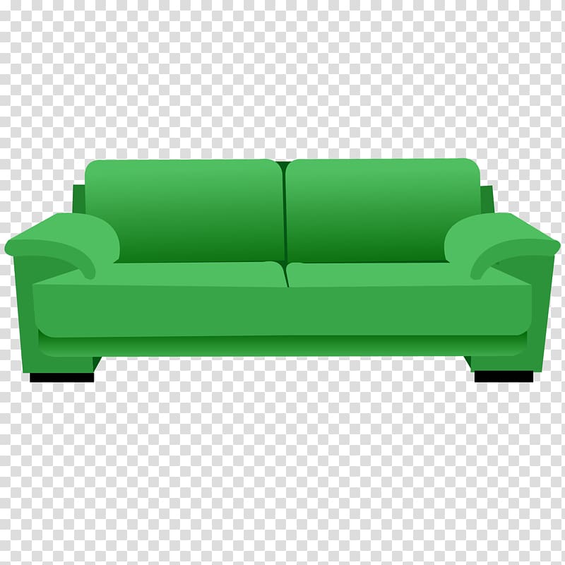 green 2-seat couch , Table Furniture Couch Chair , sofa furniture transparent background PNG clipart