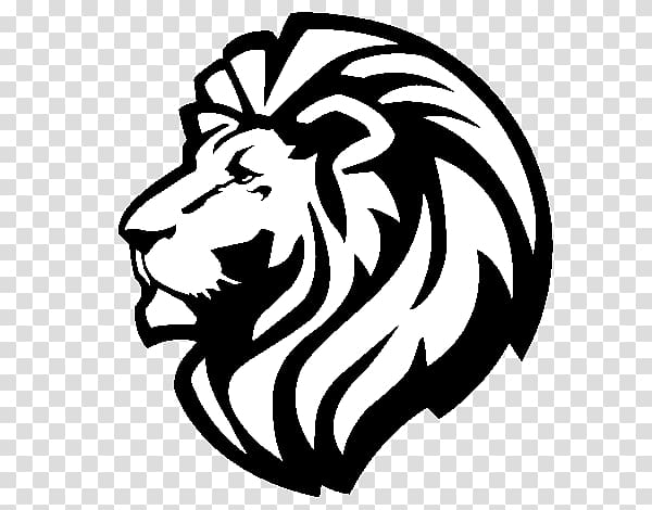 Temple Baptist Academy Lion Logo Drawing, lion transparent background PNG clipart