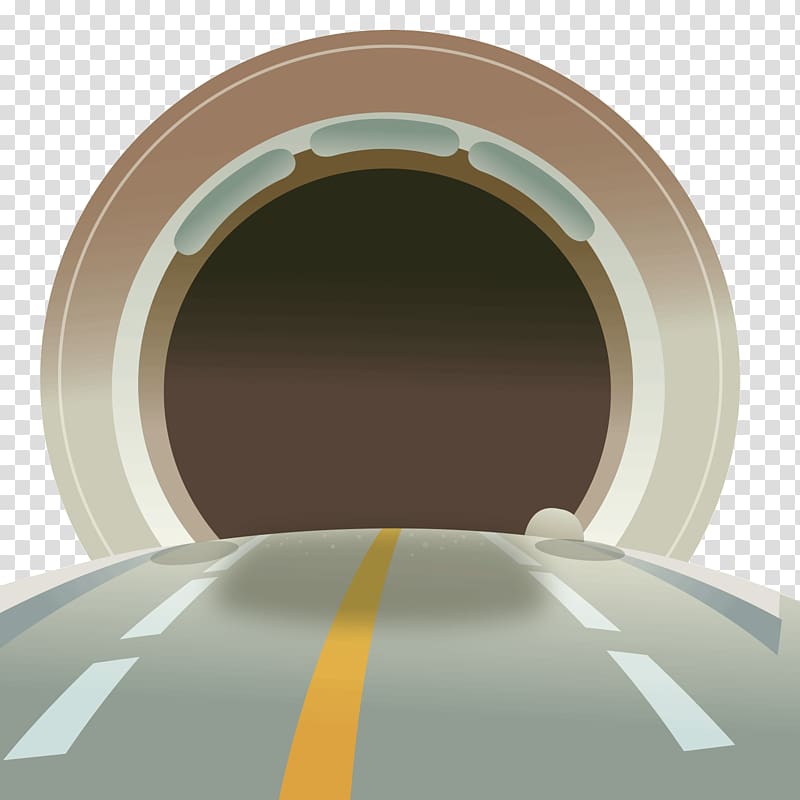 Cartoon Tunnel, Tunnel material transparent background PNG clipart