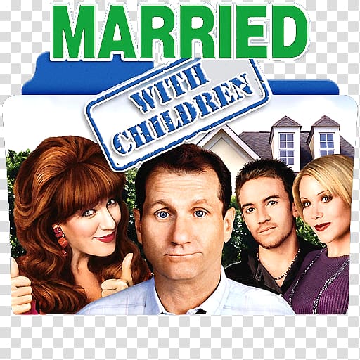 Katey Sagal Ed O\'Neill Amanda Bearse Married... with Children David Faustino, married logo transparent background PNG clipart