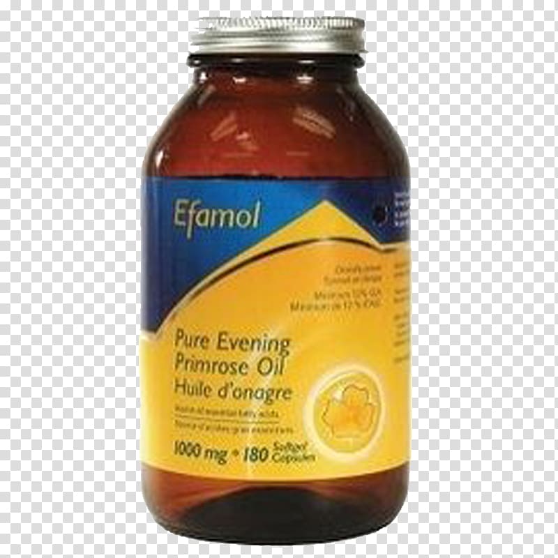 Dietary supplement Common evening-primrose Glass bottle, bottle transparent background PNG clipart