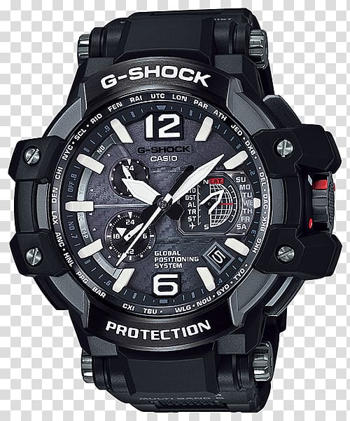 Master of G Baselworld G-Shock Casio Wave Ceptor, watch transparent background PNG clipart
