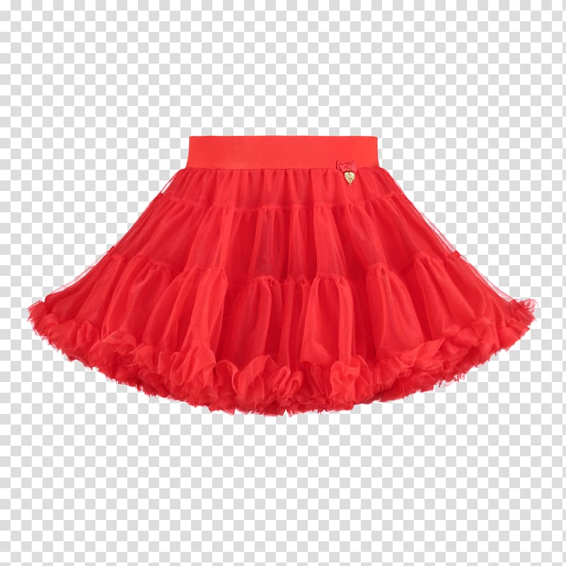 Skirt Tutu Ruffle Clothing Red, red tutu transparent background PNG clipart