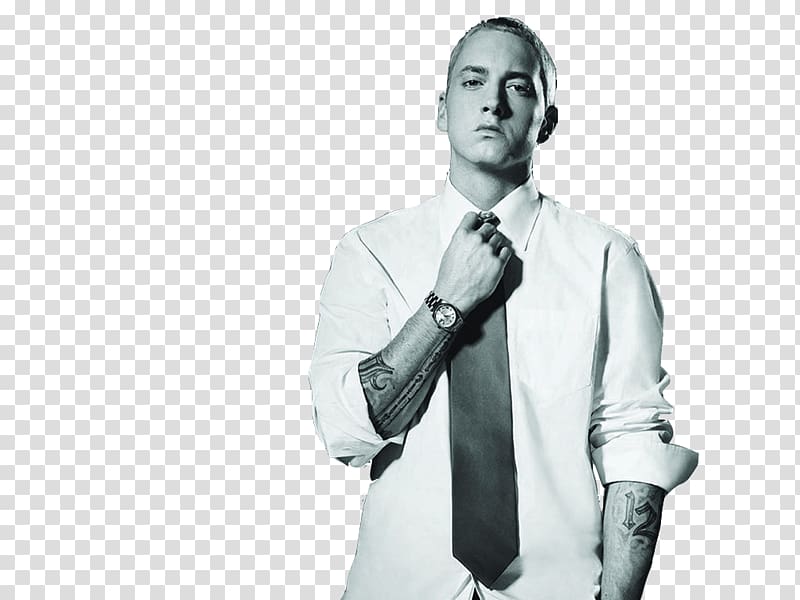 Eminem wearing dress shirt, Shirt Tie Eminem transparent background PNG clipart
