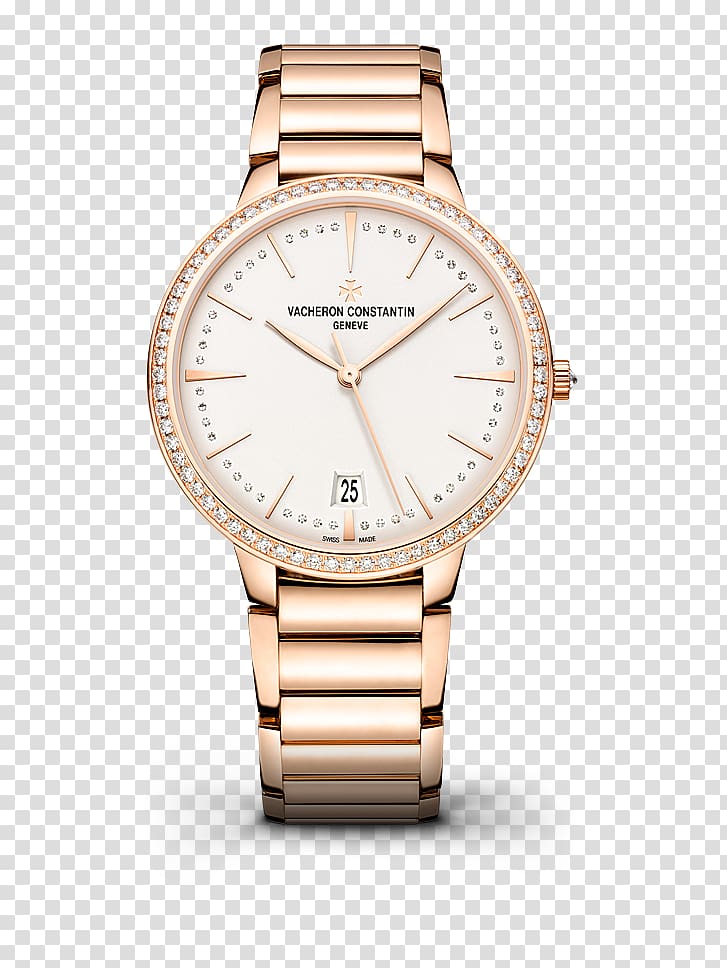 Vacheron Constantin Automatic watch Jewellery Retail, Vacheron Constantin watches rose gold watch female form transparent background PNG clipart