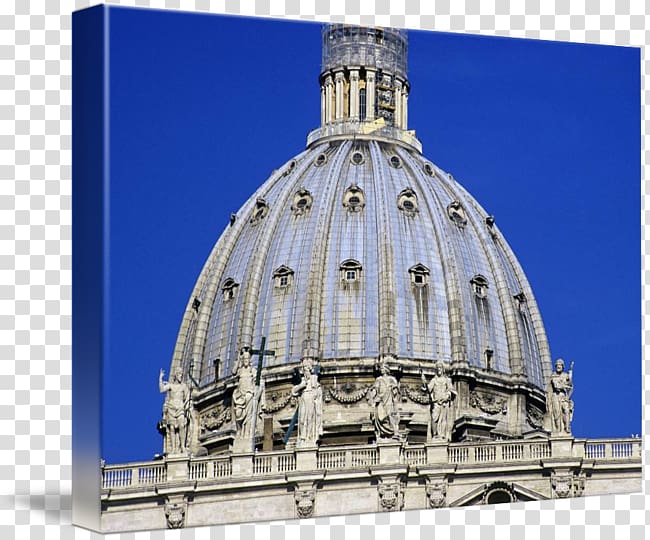 St. Peter\'s Basilica Dome St. Peter\'s Square Facade Classical architecture, san pietro transparent background PNG clipart