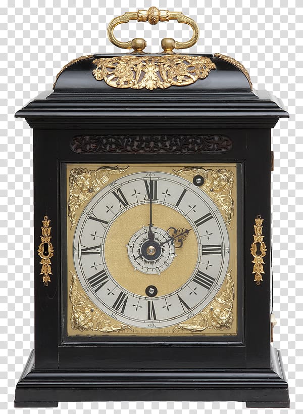 Floor & Grandfather Clocks Antique Bracket clock Mantel clock, antique transparent background PNG clipart
