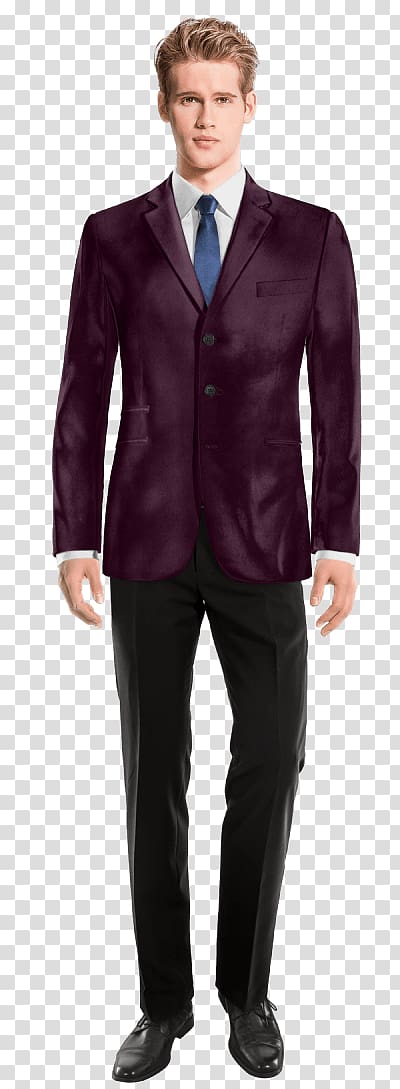 Tweed Suit Pants Tuxedo Blazer, velvet blazer transparent background PNG clipart