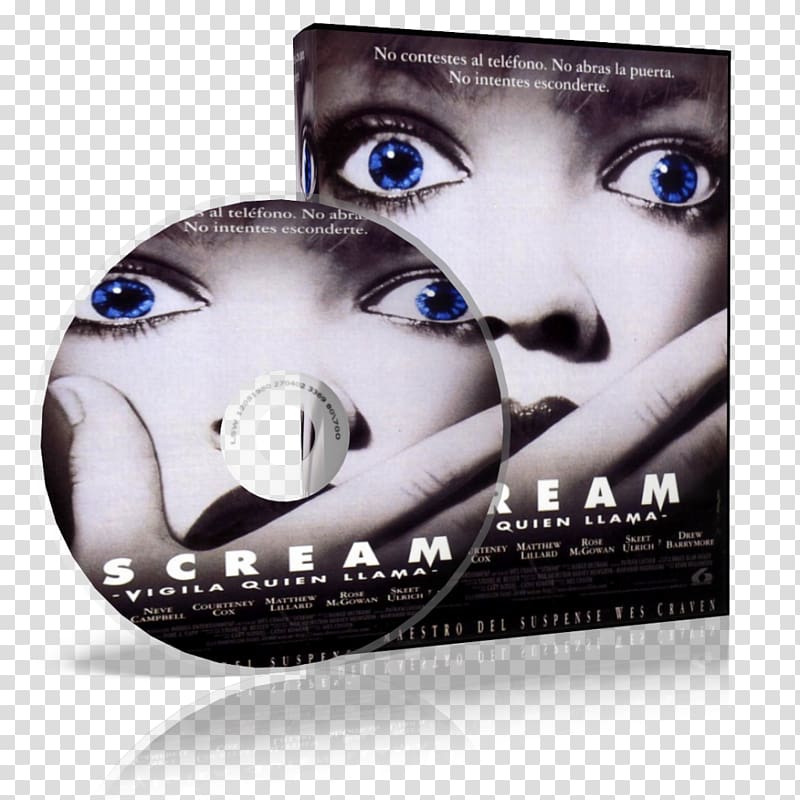 Eye Shadow Scream Film poster, Neve Campbell transparent background PNG clipart