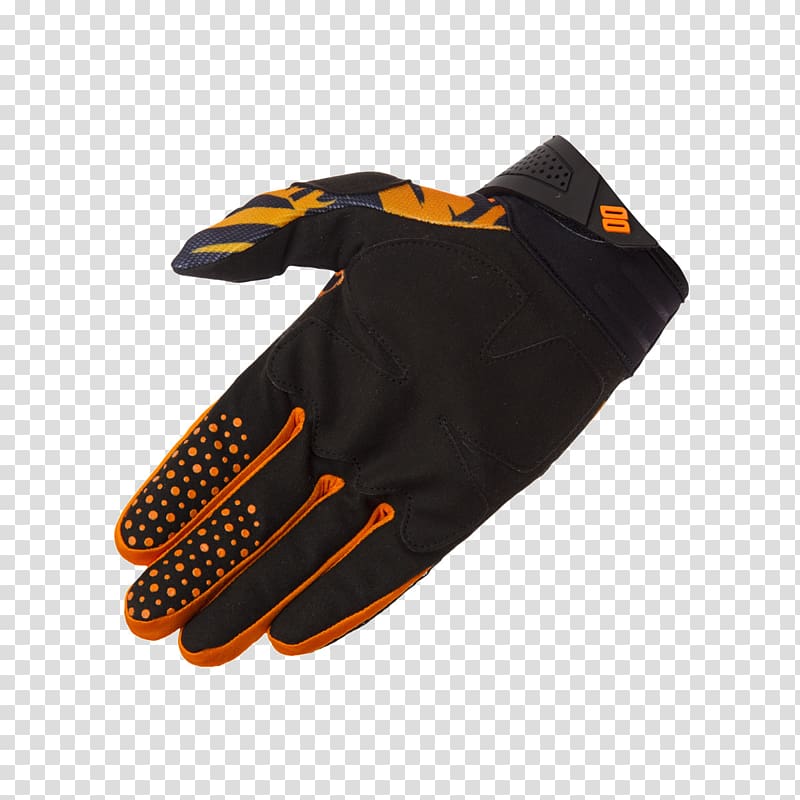 Glove Safety, orange cross transparent background PNG clipart