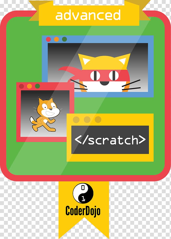 CoderDojo Scratch Digital badge Game, scratch card transparent background PNG clipart