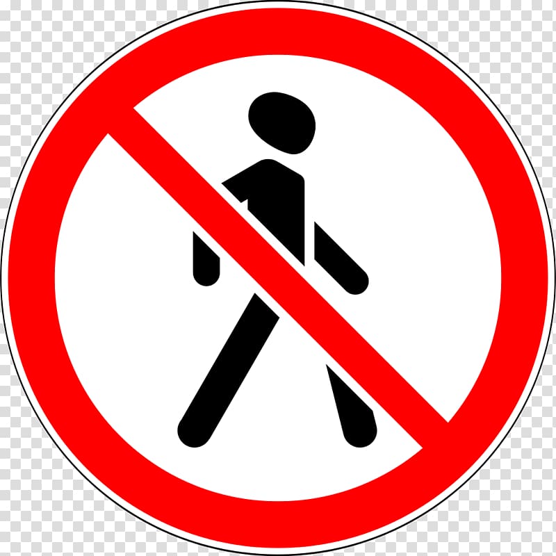 No symbol Walking , Prohibited transparent background PNG clipart