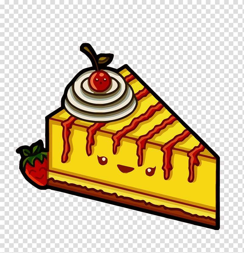 Cream Cheesecake Food, Lemon Cake transparent background PNG clipart