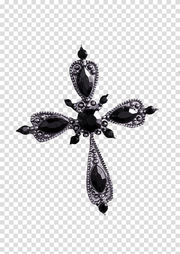 Celtic cross Art Jewellery , goth transparent background PNG clipart