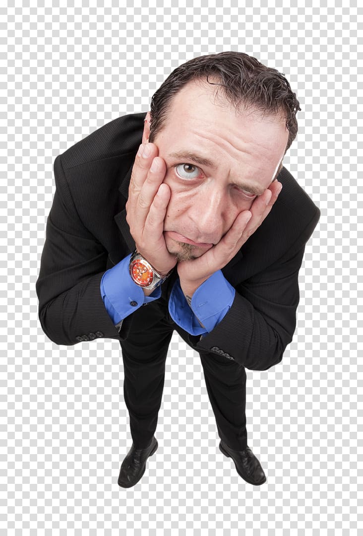 Businessperson Sadness Embarrassment, businessman transparent background PNG clipart