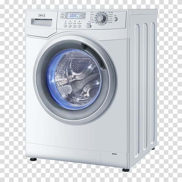 Washing Machines Haier Combo washer dryer Home appliance, Haier Washing Machine transparent background PNG clipart