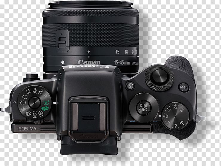 Canon EOS M5 Canon EOS M6 Mirrorless interchangeable-lens camera, Camera transparent background PNG clipart