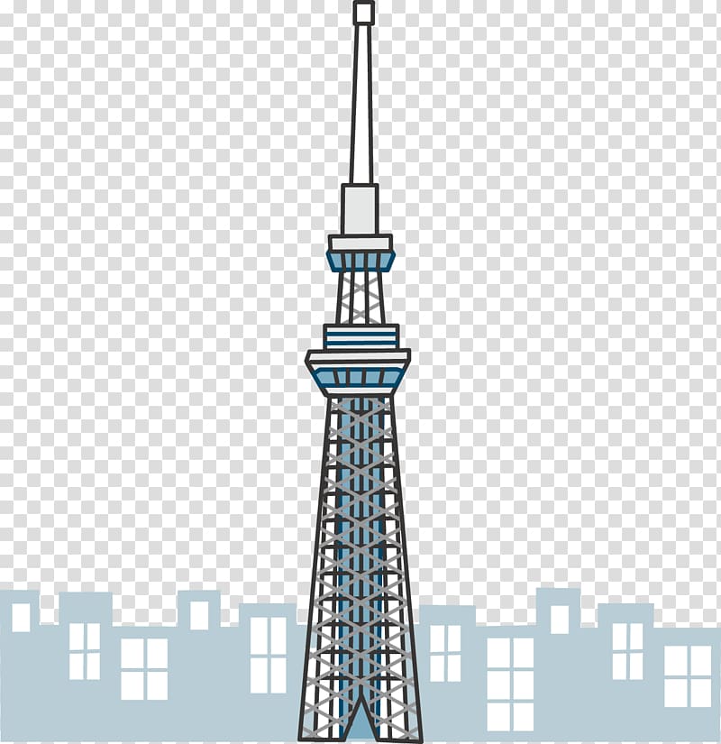 Tokyo Skytree 东京晴空塔城 Tower Tokyo Solamachi Observation deck, Tokyo sky tree transparent background PNG clipart