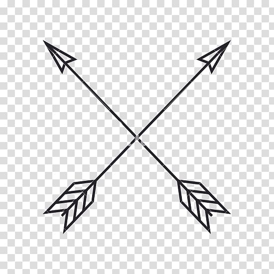 two arrows illustration, Arrow , boho arrow transparent background PNG clipart