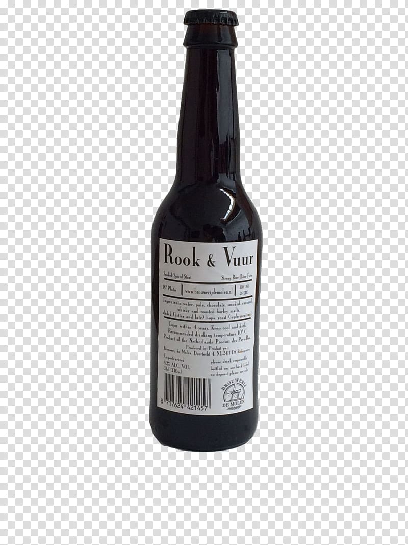 Beer bottle Brouwerij De Molen Flying Dog Brewery, beer transparent background PNG clipart