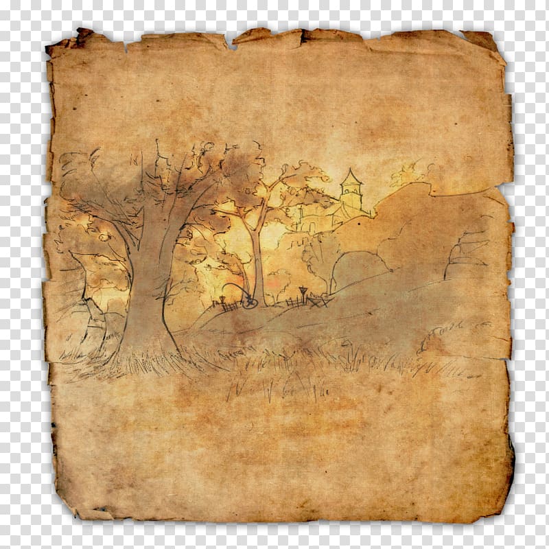 Treasure map The Elder Scrolls Online Treasure Island, old map transparent background PNG clipart