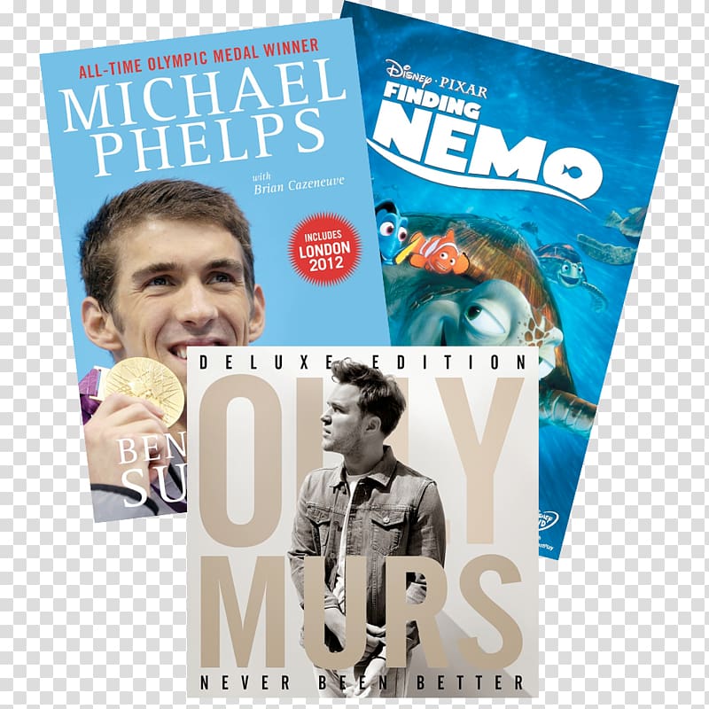 Olly Murs Never Been Better Finding Nemo Poster, michael phelps transparent background PNG clipart