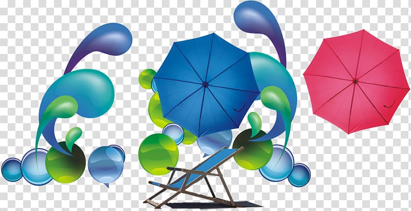 red and blue umbrellas , Drawing, Parasol transparent background PNG clipart