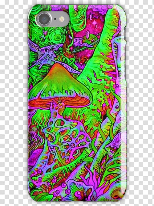 Psychedelic art Drawing STXEDTM NR EUR Dream, psylocibin mushroom transparent background PNG clipart